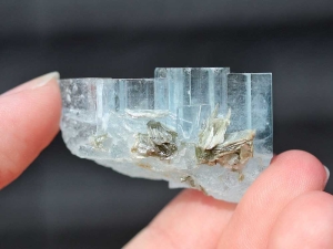 お買い得⭐︎アクアマリン原石12/15個セット/ウォーターエッチングシリーズ 負けない 水色 アクアマリン 原石 096｜風蓮の宝石箱-天然石